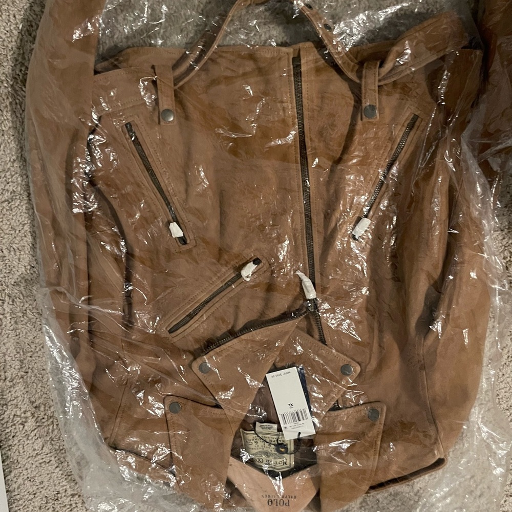 Suede Moto Jacket